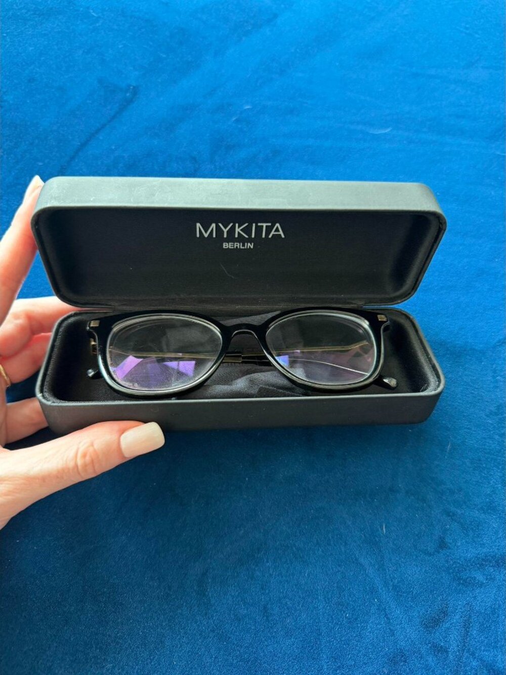 Mykita Lite Oniki in 919 black/gold Optical Glasses